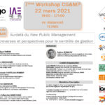 7ème Workshop CGMP 2021 Affiche table ronde Mois de la recherche IAE France